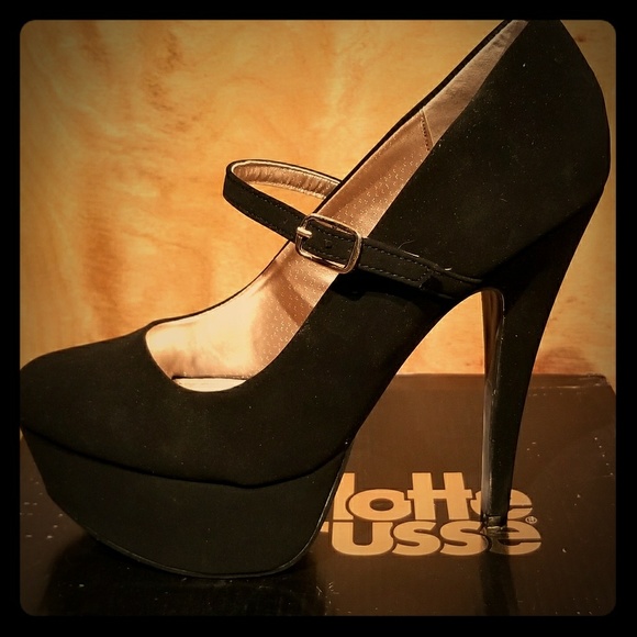 Charlotte Russe Shoes - Charlotte Russe black platform heels